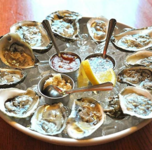 Fresh Oysters at PJ Lobster House